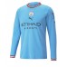 Cheap Manchester City Aymeric Laporte #14 Home Football Shirt 2022-23 Long Sleeve